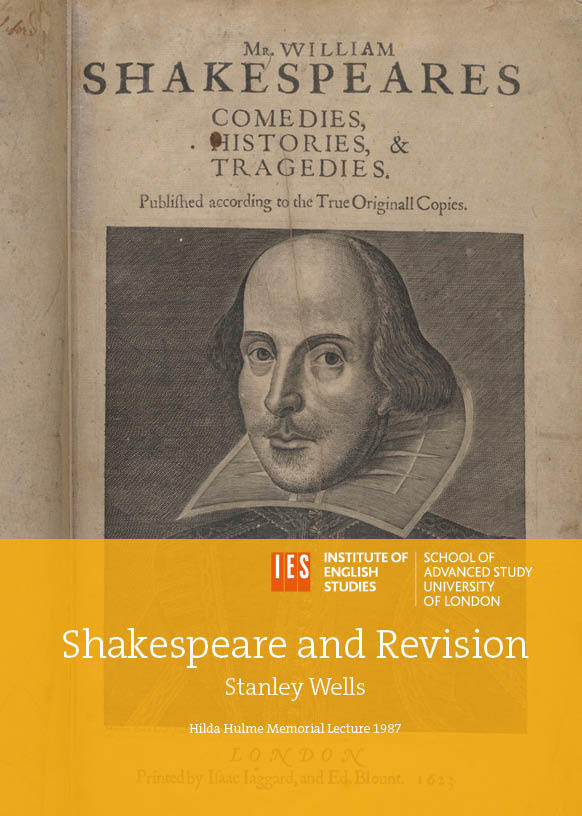 Shakespeare and Revision (University of London Press, 2018)